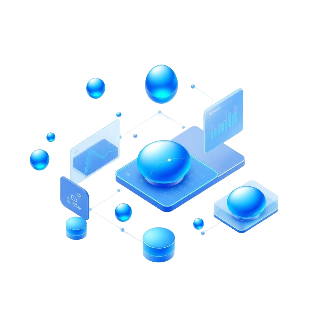 Abstract illustration of Orewix's technology platform